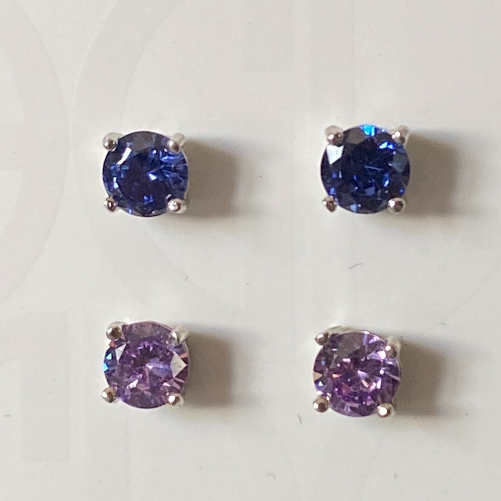 Giani Bernini 4mm/5mm Stud Earrings - Picture 2 of 7